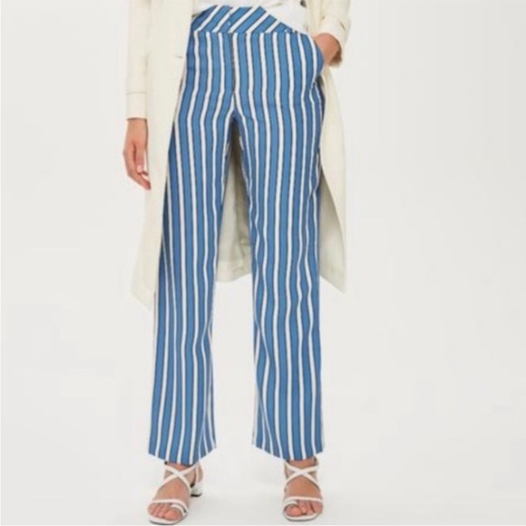 Topshop Pants - TopShop striped palazzo pants NWOT